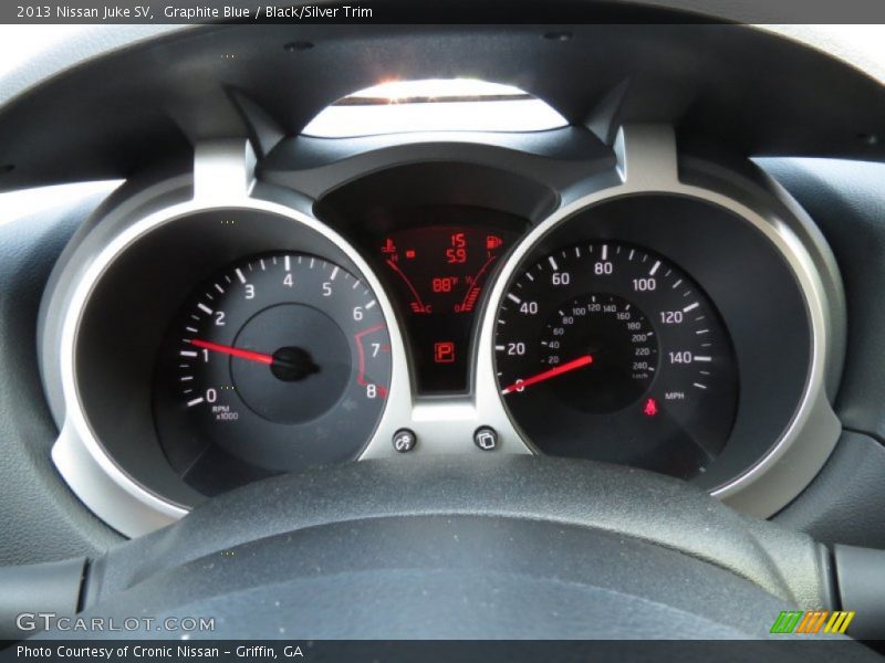 Graphite Blue / Black/Silver Trim 2013 Nissan Juke SV