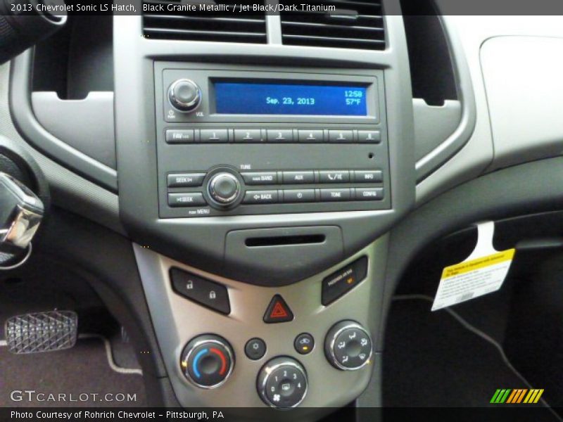 Black Granite Metallic / Jet Black/Dark Titanium 2013 Chevrolet Sonic LS Hatch