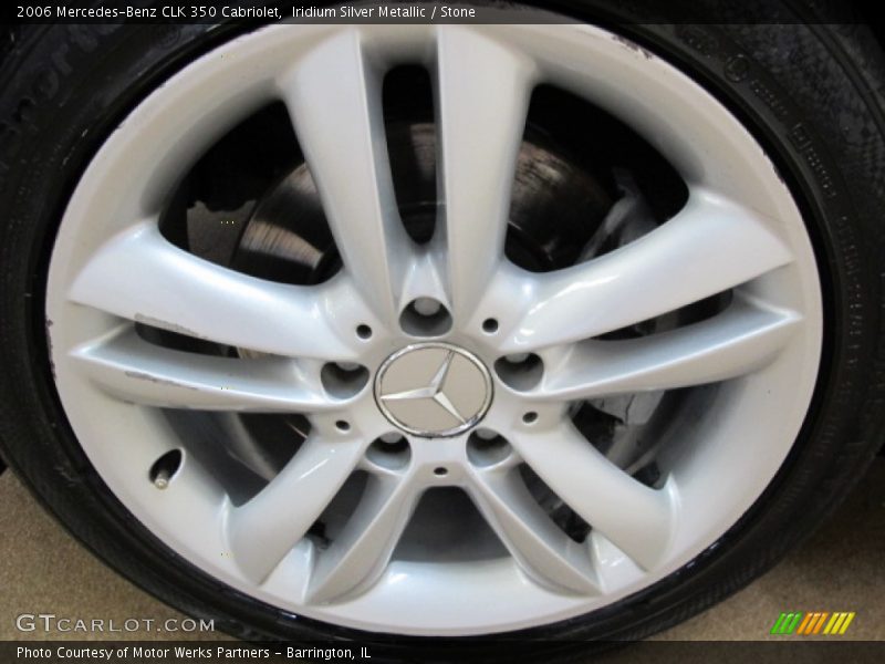Iridium Silver Metallic / Stone 2006 Mercedes-Benz CLK 350 Cabriolet