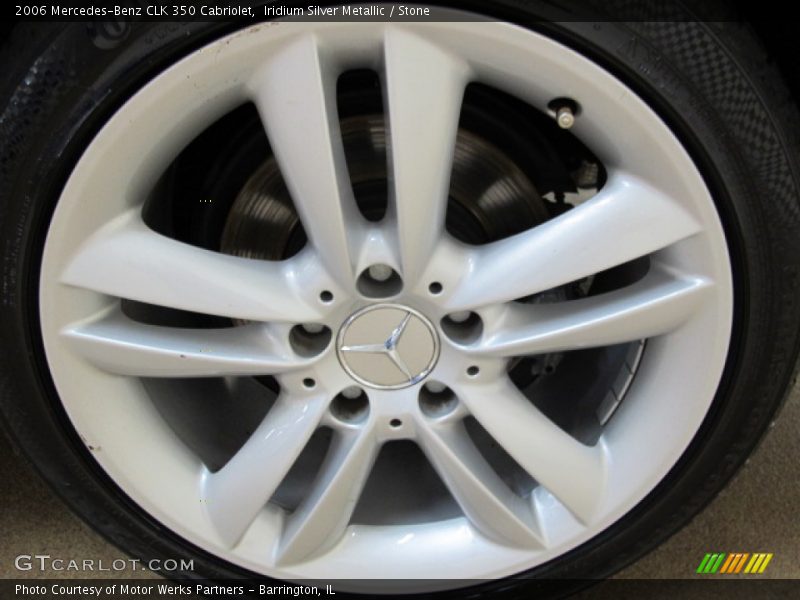Iridium Silver Metallic / Stone 2006 Mercedes-Benz CLK 350 Cabriolet
