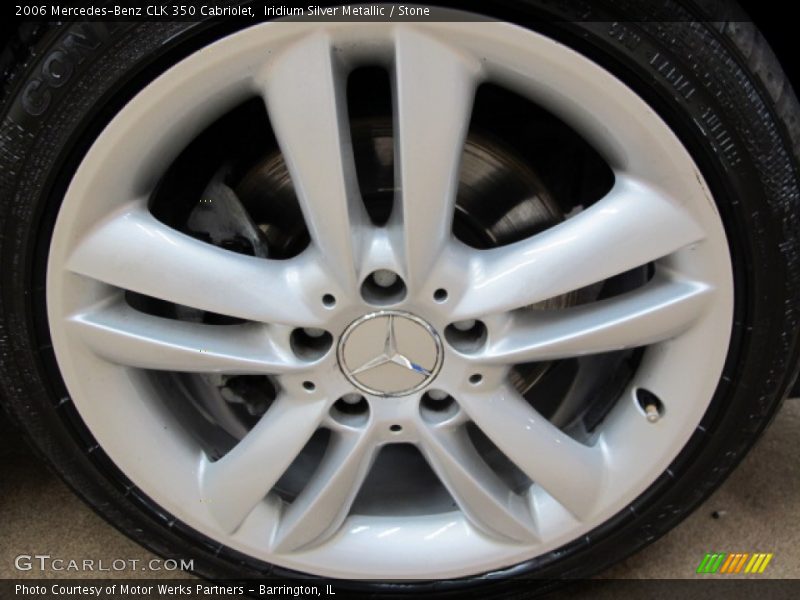 Iridium Silver Metallic / Stone 2006 Mercedes-Benz CLK 350 Cabriolet