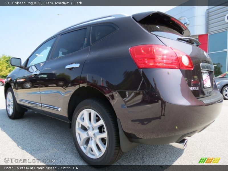 Black Amethyst / Black 2013 Nissan Rogue SL