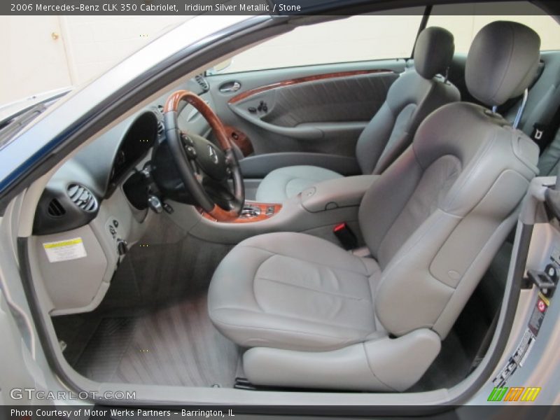 Iridium Silver Metallic / Stone 2006 Mercedes-Benz CLK 350 Cabriolet