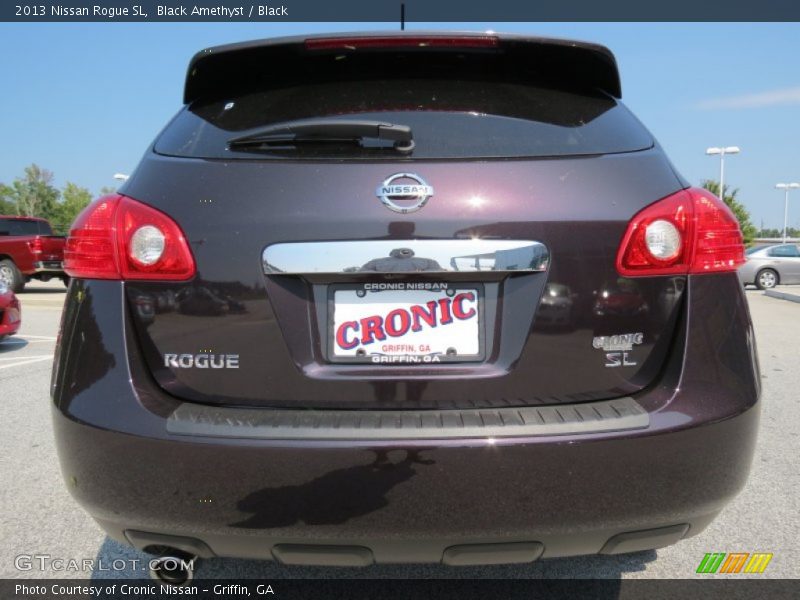 Black Amethyst / Black 2013 Nissan Rogue SL