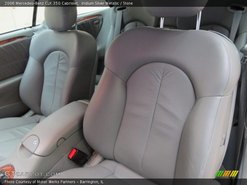 Iridium Silver Metallic / Stone 2006 Mercedes-Benz CLK 350 Cabriolet