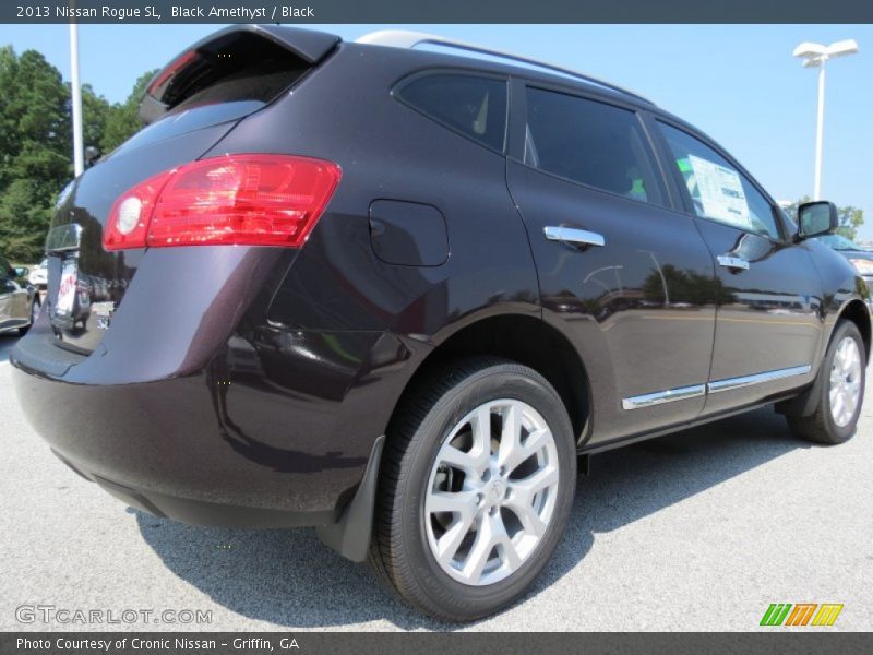 Black Amethyst / Black 2013 Nissan Rogue SL