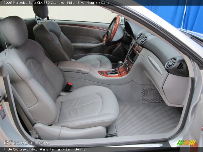 Iridium Silver Metallic / Stone 2006 Mercedes-Benz CLK 350 Cabriolet
