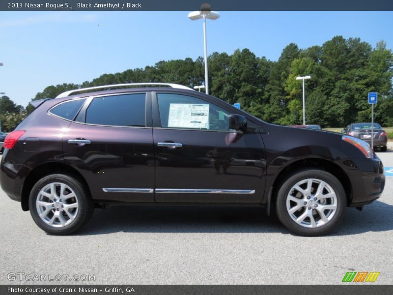 Black Amethyst / Black 2013 Nissan Rogue SL