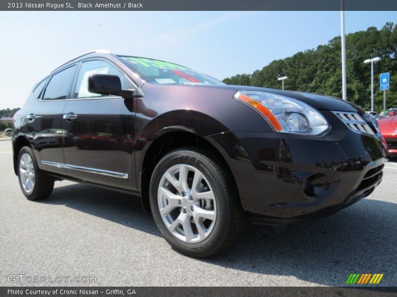 Black Amethyst / Black 2013 Nissan Rogue SL
