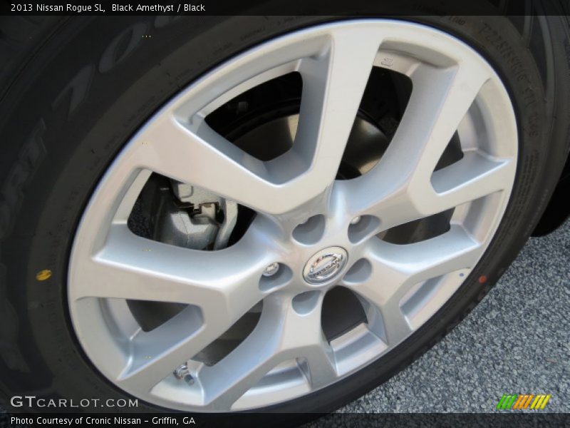 Black Amethyst / Black 2013 Nissan Rogue SL