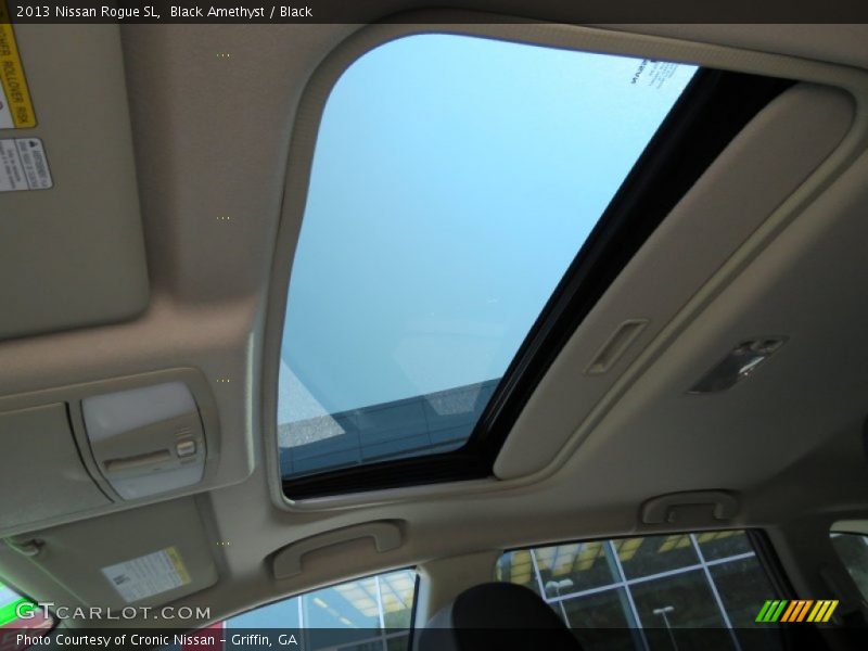 Black Amethyst / Black 2013 Nissan Rogue SL