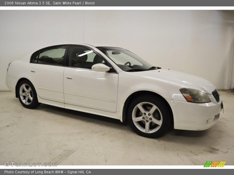 Satin White Pearl / Blond 2006 Nissan Altima 3.5 SE