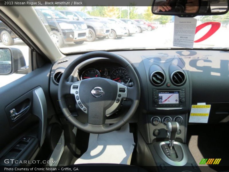 Black Amethyst / Black 2013 Nissan Rogue SL