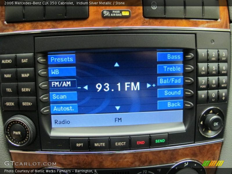 Iridium Silver Metallic / Stone 2006 Mercedes-Benz CLK 350 Cabriolet