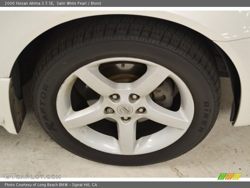 Satin White Pearl / Blond 2006 Nissan Altima 3.5 SE