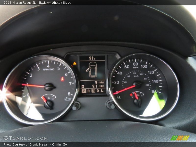 Black Amethyst / Black 2013 Nissan Rogue SL