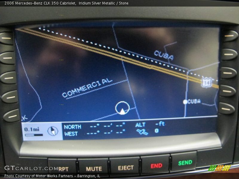 Iridium Silver Metallic / Stone 2006 Mercedes-Benz CLK 350 Cabriolet