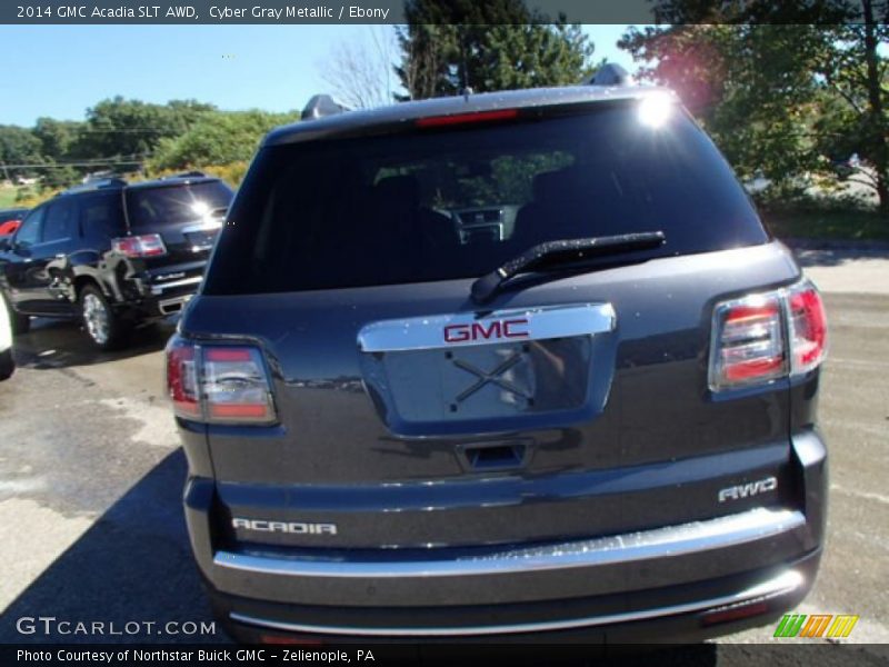 Cyber Gray Metallic / Ebony 2014 GMC Acadia SLT AWD