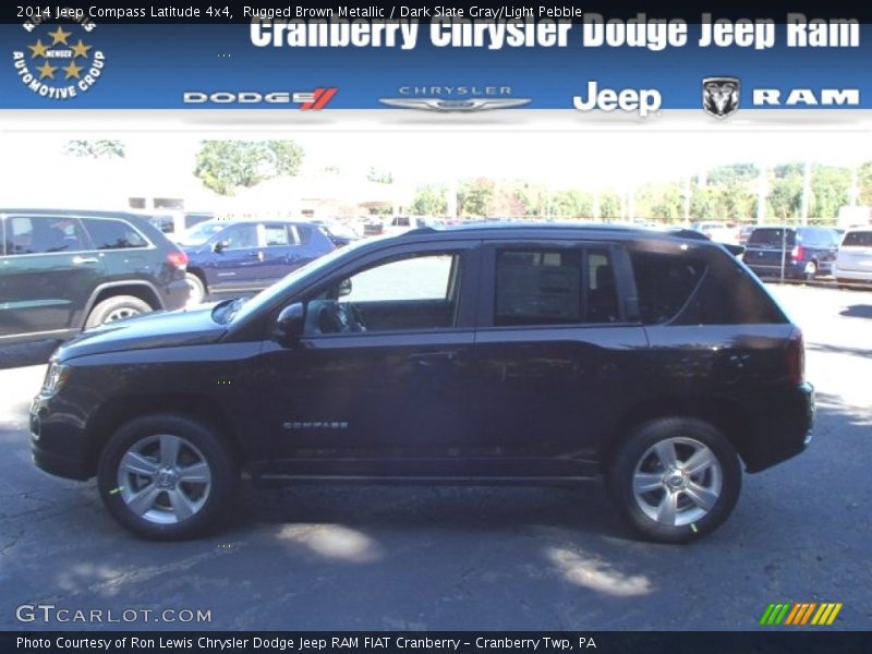 Rugged Brown Metallic / Dark Slate Gray/Light Pebble 2014 Jeep Compass Latitude 4x4