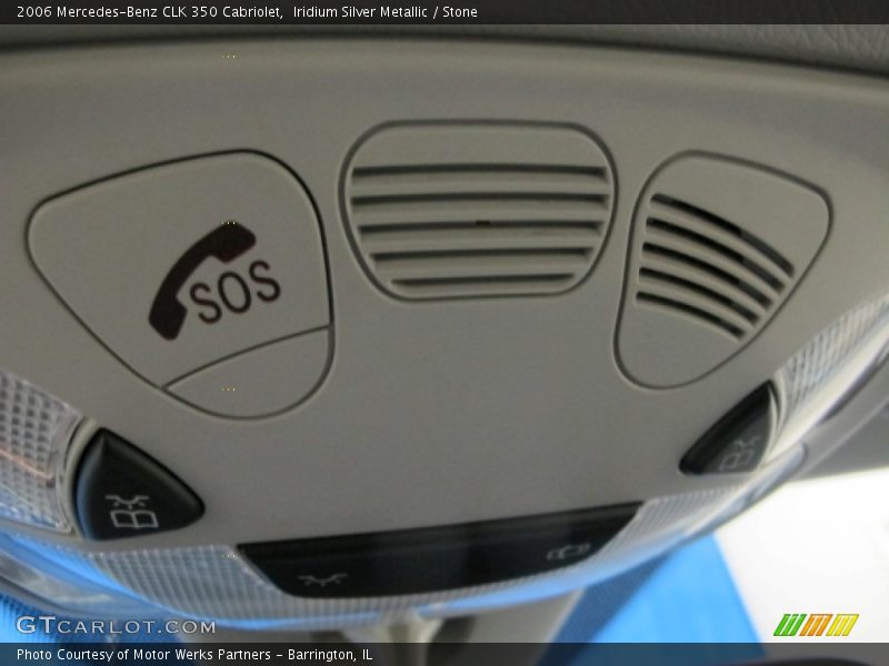 Iridium Silver Metallic / Stone 2006 Mercedes-Benz CLK 350 Cabriolet