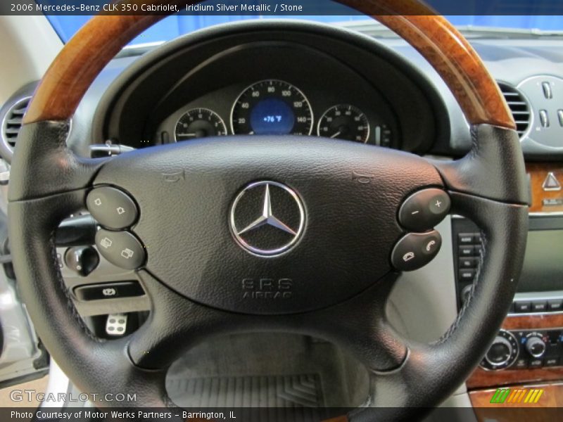 Iridium Silver Metallic / Stone 2006 Mercedes-Benz CLK 350 Cabriolet