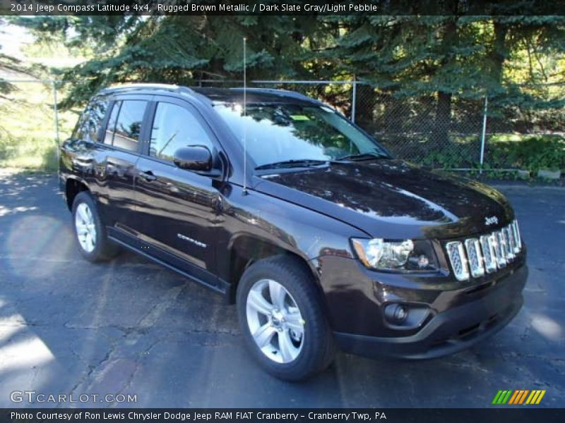 Rugged Brown Metallic / Dark Slate Gray/Light Pebble 2014 Jeep Compass Latitude 4x4