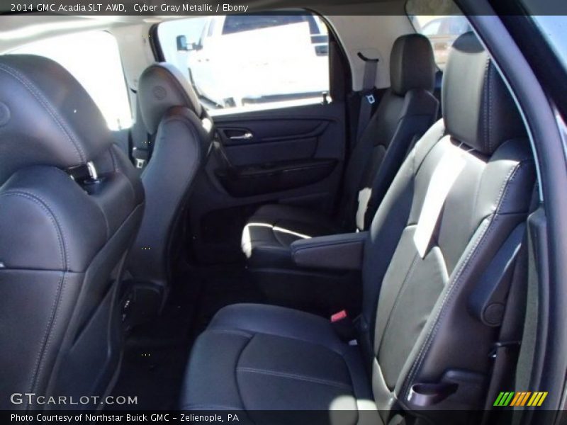 Cyber Gray Metallic / Ebony 2014 GMC Acadia SLT AWD