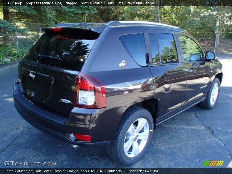Rugged Brown Metallic / Dark Slate Gray/Light Pebble 2014 Jeep Compass Latitude 4x4