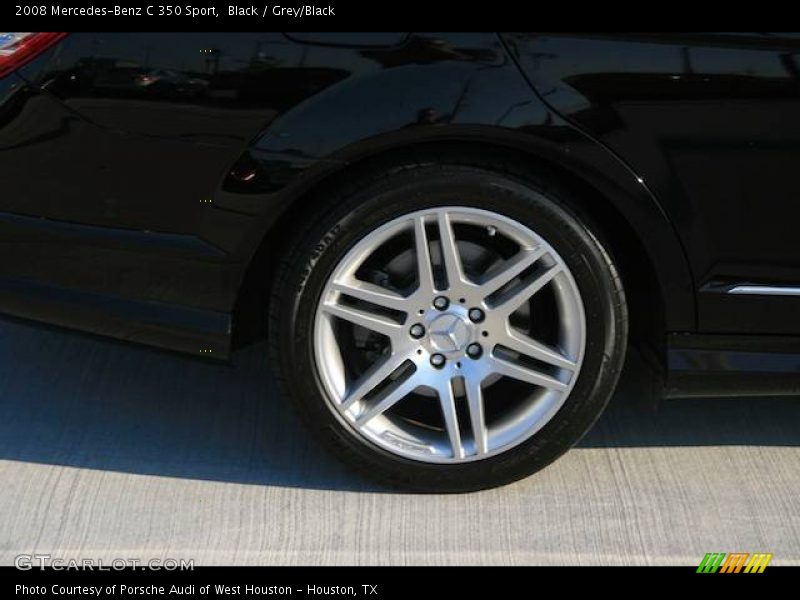 Black / Grey/Black 2008 Mercedes-Benz C 350 Sport