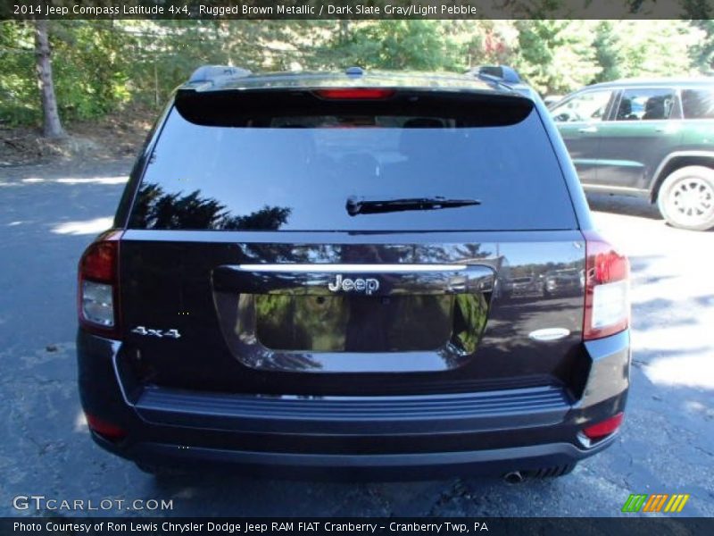 Rugged Brown Metallic / Dark Slate Gray/Light Pebble 2014 Jeep Compass Latitude 4x4