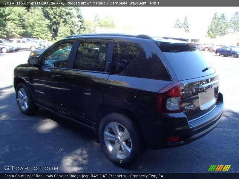 Rugged Brown Metallic / Dark Slate Gray/Light Pebble 2014 Jeep Compass Latitude 4x4