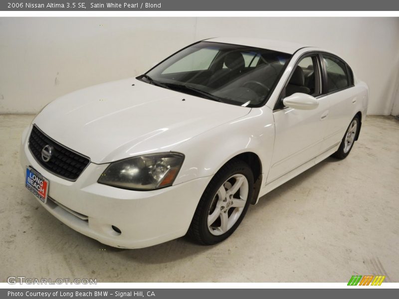 Satin White Pearl / Blond 2006 Nissan Altima 3.5 SE