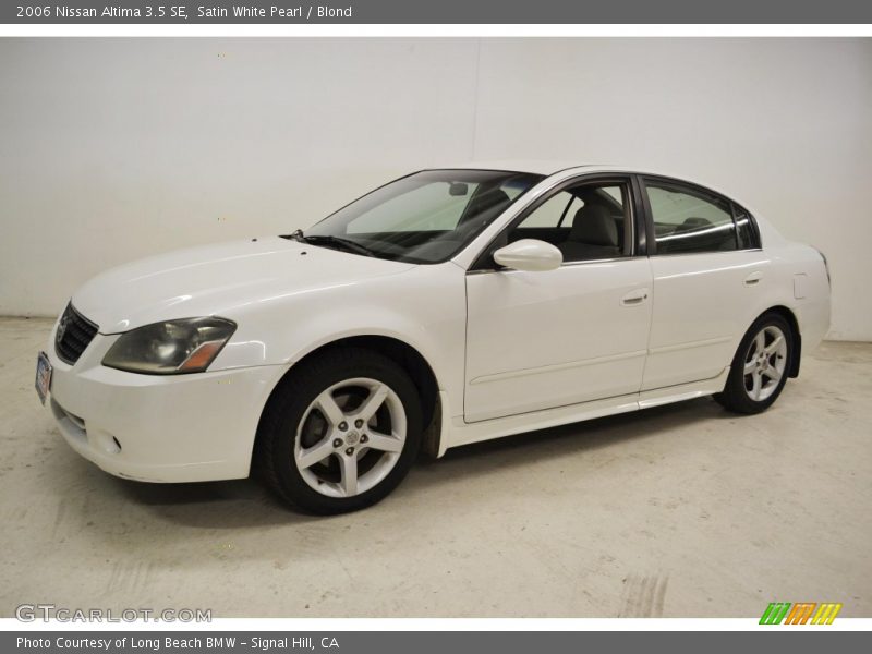 Satin White Pearl / Blond 2006 Nissan Altima 3.5 SE
