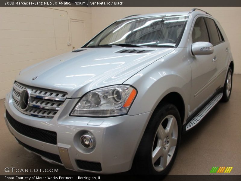 Iridium Silver Metallic / Black 2008 Mercedes-Benz ML 550 4Matic