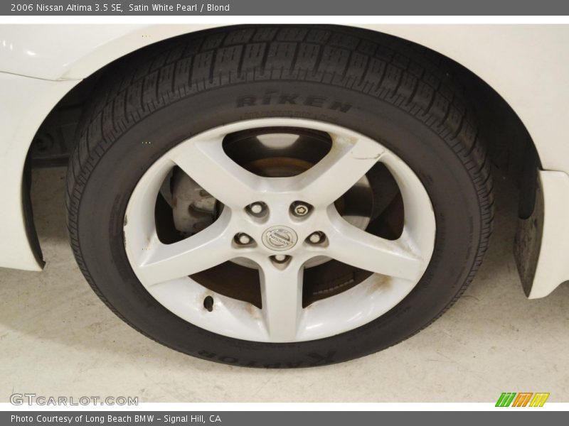 Satin White Pearl / Blond 2006 Nissan Altima 3.5 SE