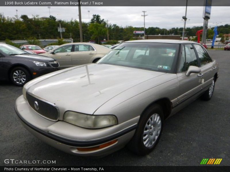 Platinum Beige Pearl / Taupe 1998 Buick LeSabre Custom
