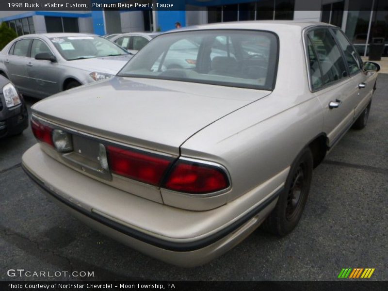 Platinum Beige Pearl / Taupe 1998 Buick LeSabre Custom