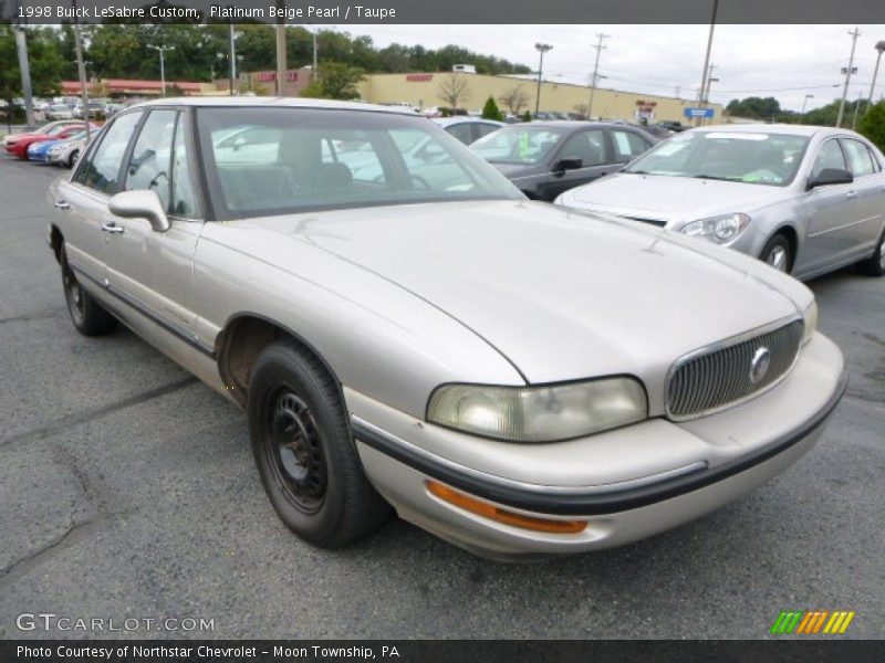 Platinum Beige Pearl / Taupe 1998 Buick LeSabre Custom