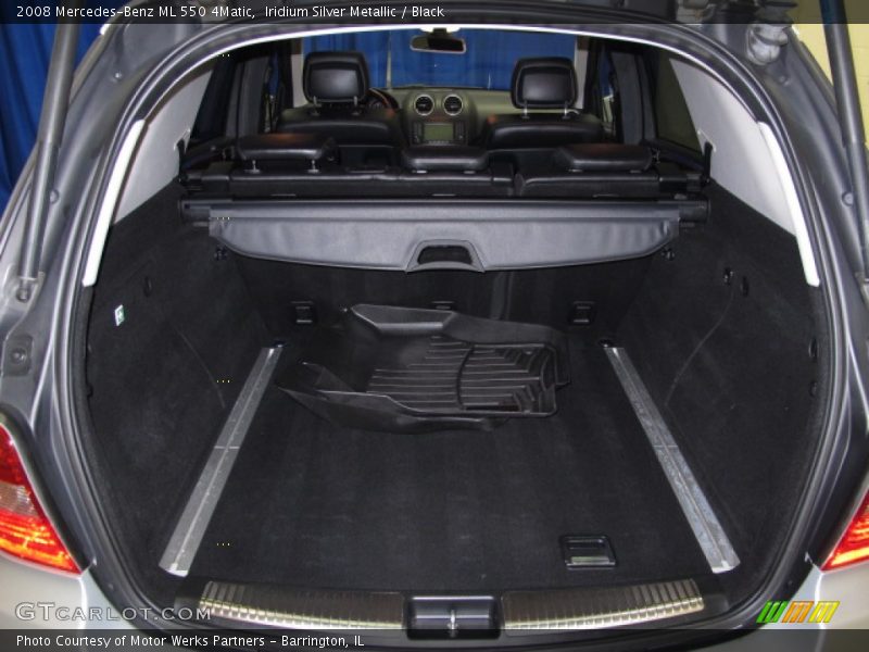 Iridium Silver Metallic / Black 2008 Mercedes-Benz ML 550 4Matic