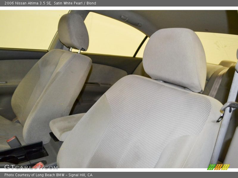 Satin White Pearl / Blond 2006 Nissan Altima 3.5 SE