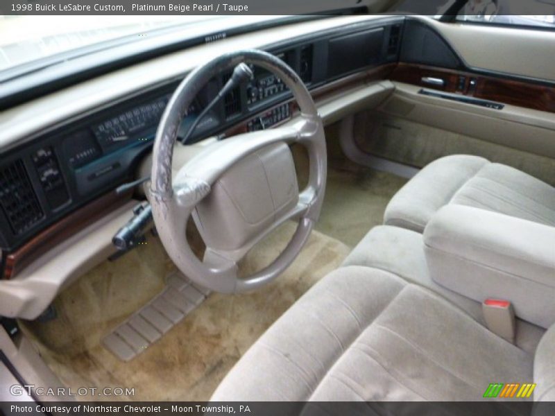 Platinum Beige Pearl / Taupe 1998 Buick LeSabre Custom