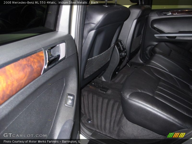 Iridium Silver Metallic / Black 2008 Mercedes-Benz ML 550 4Matic