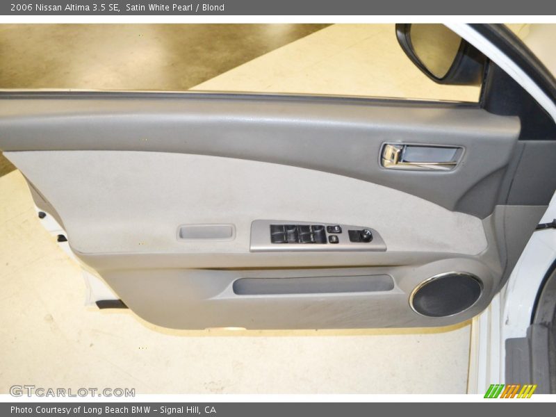 Satin White Pearl / Blond 2006 Nissan Altima 3.5 SE