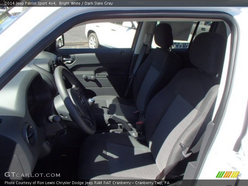 Bright White / Dark Slate Gray 2014 Jeep Patriot Sport 4x4