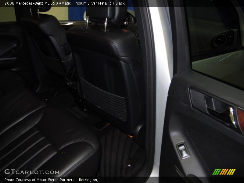Iridium Silver Metallic / Black 2008 Mercedes-Benz ML 550 4Matic