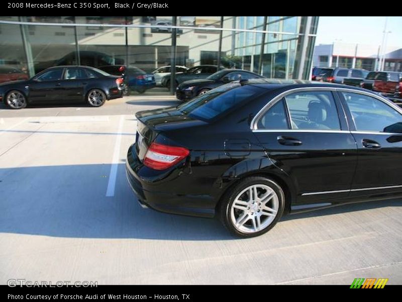 Black / Grey/Black 2008 Mercedes-Benz C 350 Sport