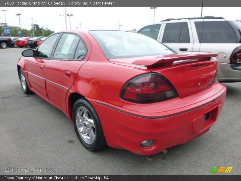 Victory Red / Dark Pewter 2003 Pontiac Grand Am GT Sedan