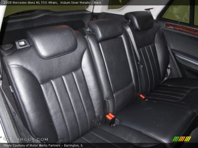 Iridium Silver Metallic / Black 2008 Mercedes-Benz ML 550 4Matic