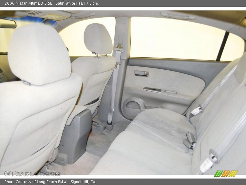 Satin White Pearl / Blond 2006 Nissan Altima 3.5 SE