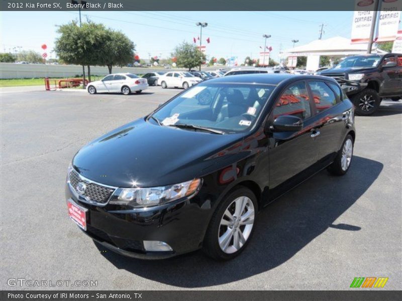 Ebony Black / Black 2012 Kia Forte SX